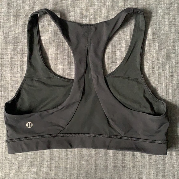 Black medium support lululemon sports bra - Picture 2 of 3